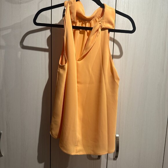 BNWT Aritzia Babaton Vitae Blouse APRICOT Small - Picture 4 of 6